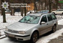 По Киеву ездил Volkswagen с «противопехотной миной» на крыше – фото