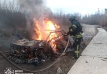 Россия ударила FPV-дроном по авто с работниками Славянской ТЭС: погибли три человека – фото