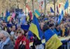 В мире прошли акции в поддержку Украины к годовщине начала полномасштабного вторжения России