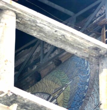 В разрушенном Мариуполе уцелела часть мозаики «Боривитер», – ФОТО