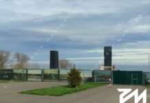 50 метров пропаганды: в оккупированном Мариуполе отчитываются о строительстве мемориала, — ФОТО