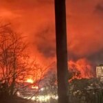 В Краснодарском крае горит Туапсинский НПЗ после ночных взрывов