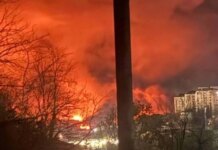 В Краснодарском крае горит Туапсинский НПЗ после ночных взрывов