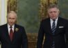 Фицо встретился с Путиным, но на парад не пошел. Кремль говорит – послание Зеленского не передавал