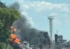 Удар по военной логистике: в Мариупольском порту вспыхнул масштабный пожар, — ФОТО, ВИДЕО