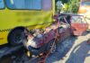 В Мариуполе легковушка врезалась в автобус: погибли два человека, пострадал 13-летний подросток, — ФОТО