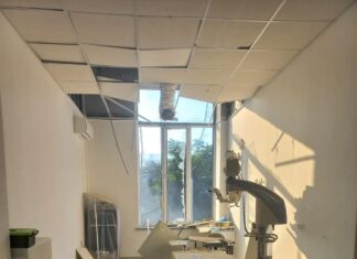 Эвакуированная из Мариуполя больница получила повреждения во время атаки на Киев, — ФОТО