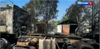 Пропагандисты показали последствия масштабного пожара в Мариуполе, но промолчали о его причине, — ВИДЕО