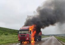 «Трасса М-14 пылает каждый день»: появилось видео с пораженным автомобилем на маршруте через Мариуполь, — ВИДЕО