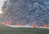 На Москву летіли сотні БпЛА, горить найбільший склад Wildberries і Домодєдово – фото, відео