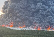 На Москву летіли сотні БпЛА, горить найбільший склад Wildberries і Домодєдово – фото, відео