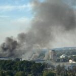 У Бєлгороді заявили про атаки на Ozon, ТЕЦ і телевежу: відео ракетного удару