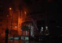 В ГСЧС показали первые фото последствий ночной атаки окупантов на Киев