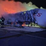 Атака на юг Одесской области обесточила 13 тысяч домов, пылали фуры с продуктами
