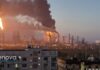 У Москві в період виборів горить НПЗ, мер повідомляв про атаку дронів – фото, відео
