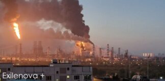 У Москві в період виборів горить НПЗ, мер повідомляв про атаку дронів – фото, відео