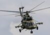 На Сахалине российский Ми-8 с работниками избиркома упал прямо на трассу
