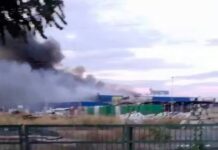 В сети показали последствия пожара в ТЦ «Галактика» в оккупированном Мариуполе, — ФОТО