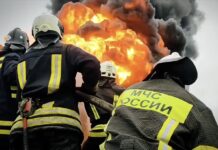 Москва в огне после рекордной атаки дронов: сетью разлетелись кадры последствий