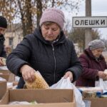 В оккупированные Олешки вторично доставили около 4 тонн гуманитарной помощи
