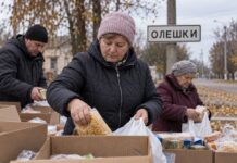 В оккупированные Олешки вторично доставили около 4 тонн гуманитарной помощи