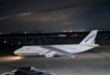У Японії загорівся український Ан-124 «Руслан»